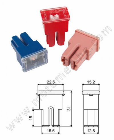 Автомобилен предпазител/Бушон TESLA FJ11, тип патрон, 80A, 32V 